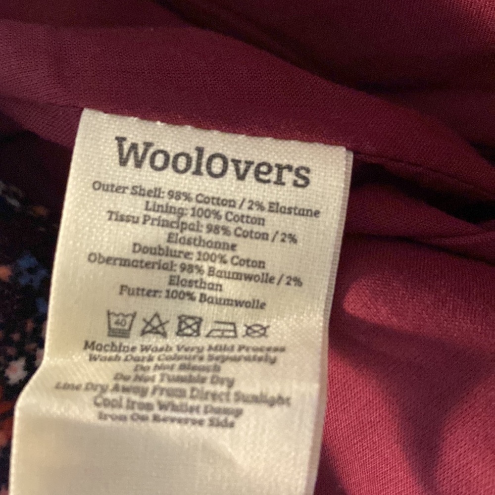 NWT WoolOvers Pocket Detail Cord Skirt In Autumn Floral - Picture 10 of 10